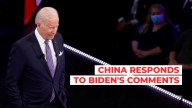 China responded to comments Biden made on Taiwan.