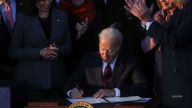 Biden signed the bipartisan infrastructure bill into law.