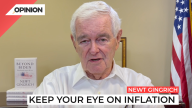 Newt Gingrich says inflation is here to stay.