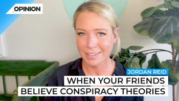 Jordan Reid explains how to respond to conspiracy theories.