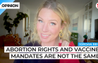 Jordan Reid says the right is wrong when they compare abortion rights to vaccine mandates.