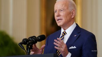 Biden held a news conference to wrap up his first year in office.