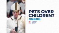 Pope Francis criticized couples who choose to have pets instead of children saying the trend leads to "a loss of humanity".