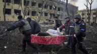 Russia is receiving backlash for bombing a maternity hospital.
