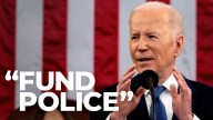 One of the many subjects tackled at President Joe Biden's State of the Union address was the concept of "defunding the police."