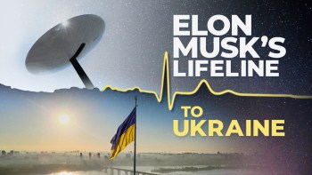 Elon Musk’s Space X is known for launching rockets into space, but on the ground, his Starlink service is providing a lifeline to people in Ukraine.