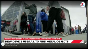 Eric Adams is considering metal detectors at subway stations.