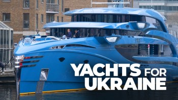 President Biden is requesting $33 billion for Ukraine aid from Congress, but the House wants to sell Russian yachts and other seized assets.