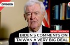Newt Gingrich thinks the White House's efforts to walk back President Biden's remarks about defending Taiwan against China only hurt America's global standing.