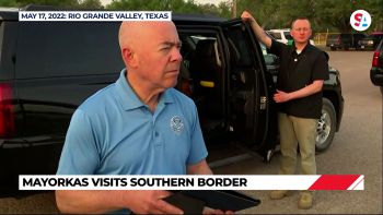 Alejandro Mayorkas visited the southern border.