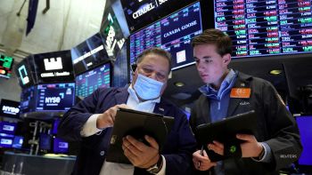 Wall Street gained ground following weeks of losses.