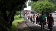 The migrant caravan thinned out as the Summit for the Americas wrapped up.