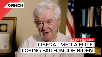 Newt Gingrich says the elite left-wing media is losing faith in Joe BIden