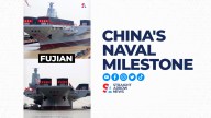 China launched a massive aircraft carrier in a major feat for the country that had never before designed and built its own flattop.
