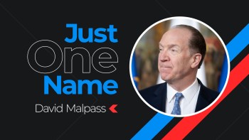 The World Bank's David Malpass found himself in the international hot seat after botching his response to allegations he's a climate denier.