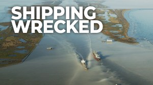 Workers are dredging the Mississippi River to make it deeper for shipping vessels in an effort to keep goods flowing during the drought.