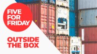 A slowdown in consumption has created a new problem, a lot of shipping containers. Here are some ways they are being used in Five for Friday.