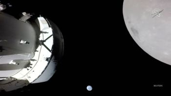 NASA's Orion spacecraft visited the moon Monday. One scientist said it's the next step in turning humans into an extra-terrestrial species.