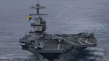 Two carrier strike groups from the U.S. Navy and three from NATO-allied countries are teaming up for a series of maritime exercises.
