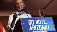 Former Presidents Trump and Obama are making stops in Arizona and Pennsylvania less than a week out from the midterms.