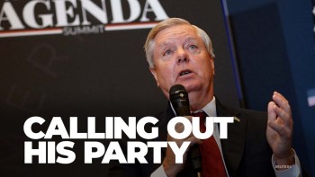 As President Biden announced the U.S. will send 31 Abrams tanks to Ukraine, Sen. Lindsey Graham called out Republicans who question the support.