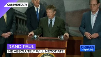 Sen. Rand Paul, R-Ky., reiterated conservatives will not vote to raise the debt ceiling unless President Biden comes to the bargaining table.