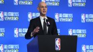 NBA commissioner Adam Silver gave basketball fans a glimpse into the future of the NBA's live game streaming experience.