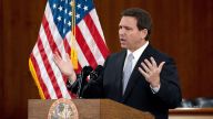 DeSantis distanced himself from a Florida bill that would require a blogger to register with the state if they write about state officials.
