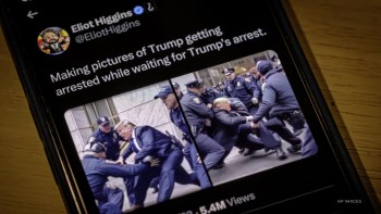 Millions of Twitter users saw fabricated AI-generated images of Donald Trump getting arrested and dragged away by police.