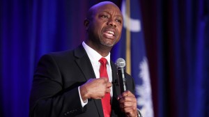 Sen. Tim Scott gave one of his first speeches since launching a presidential exploratory committee at the Heritage Foundation's 50th anniversary.