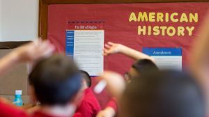 According to the nation’s report card, proficiency in civics and history among U.S. eighth graders decreased in 2022 compared to 2018.